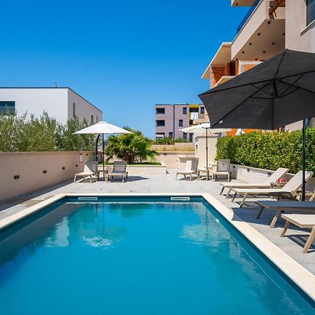 Sea Bay View Apartment - Appartement Avec Piscine Et Magnifique Vue Sur Mer Sveti Filip i Jakov Zewnętrze zdjęcie